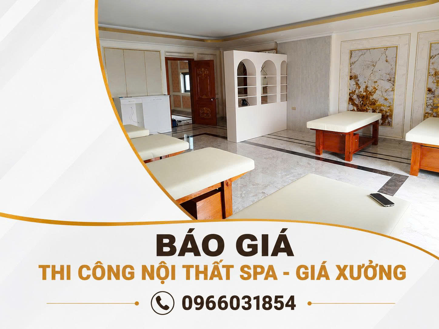 thi công nội thất spa mới giá xưởng tại HCM