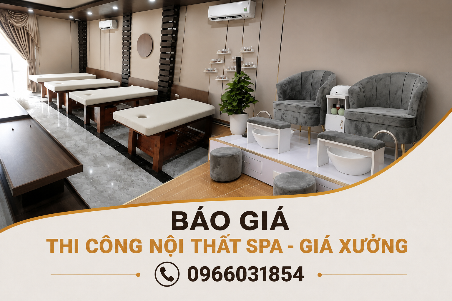 nội thất cho tiệm nail giá xưởng tại TP HCM
