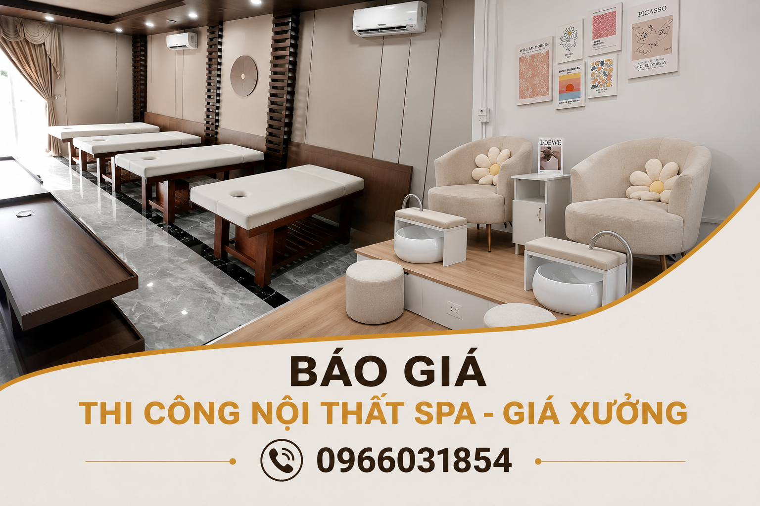 nội thất cho tiệm nail giá xưởng tại TP HCM