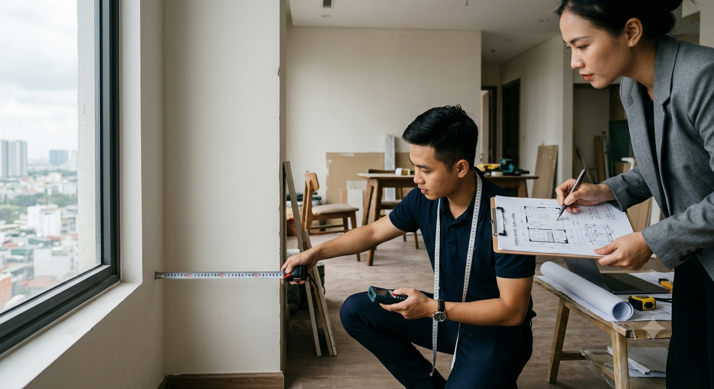 Tại sao việc đo kích thước phòng trước khi mua nội thất lại quan trọng?