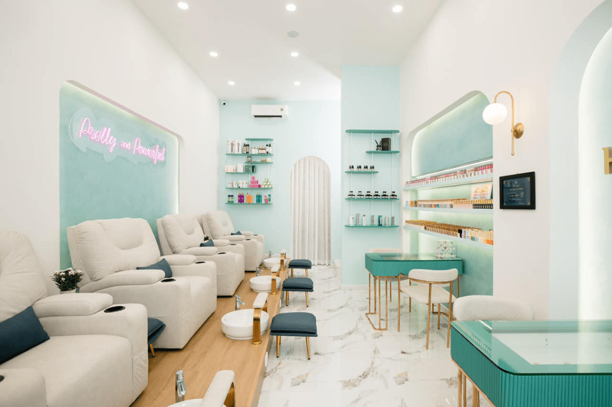 nội thất cho tiệm nail giá xưởng tại TP HCM