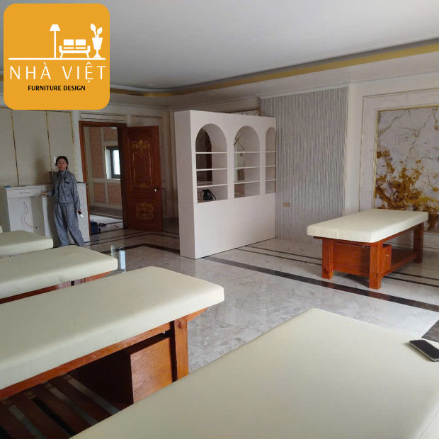 Thi  công nội thất phòng massage spa